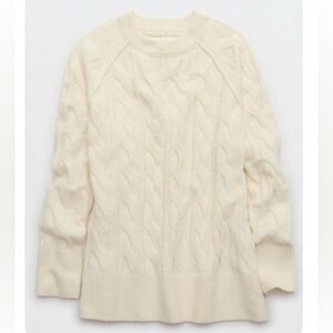 American Eagle Cable Knit Sweater S